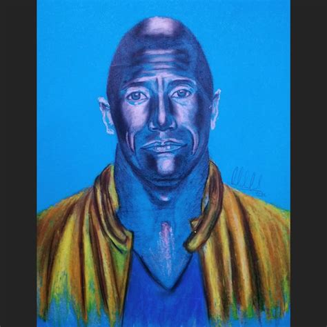 A Drawing Of A Man Wearing A Yellow Shirt And Blue Jacket With His Eyes Closed