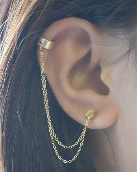 This Weeks Gems Earring Cuff Chain Ear Jewelry Beautiful Earrings