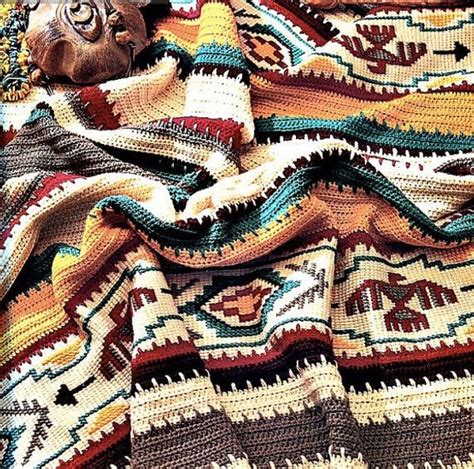 Indian Crochet Blanket Patterns Three 3 Afghan Pattern Special Pdf