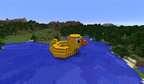 Inflatable Rubber Ring Duck Minecraft Map