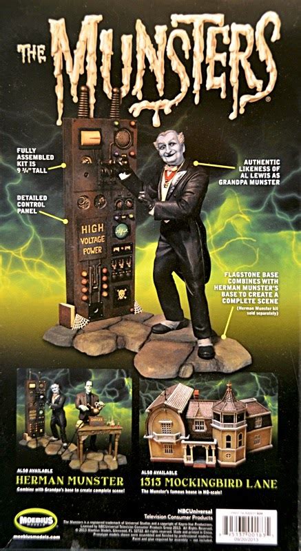 Scale Model News Moebius Models Release Grandpa Munster To 19 Scale