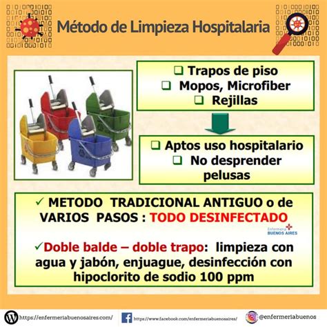 Métodos De Limpieza En 2021 Limpieza Hospitalaria Enfermeria Buenos Aires