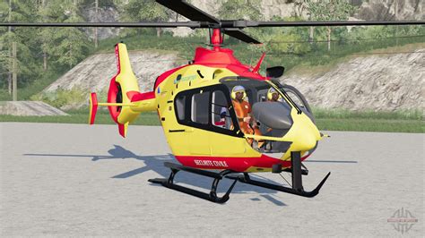 Eurocopter Ec145 Securite Civile Para Farming Simulator 2017