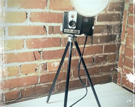 Very Industrial Upcycled Kodak Camera Lamp With Tripod And A Touch Of Steampunk Flair Etsy