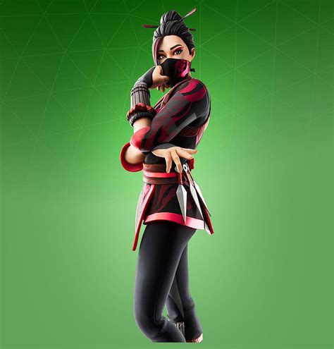Fortnite Red Jade Skin Outfit Pngs Pro Game Guides Hd Phone