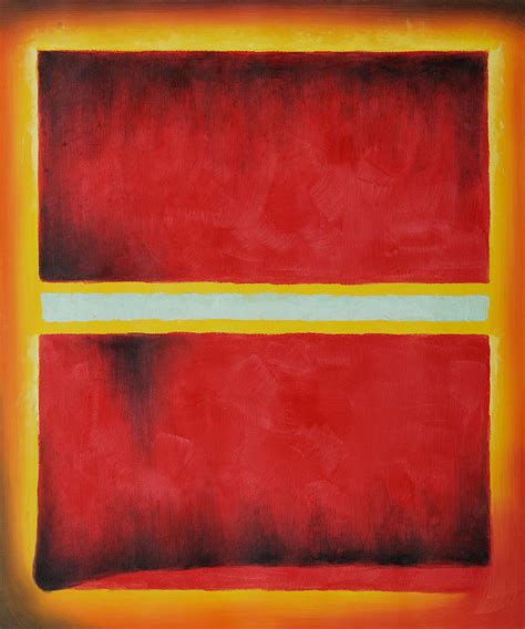 Mark Rothko Quote On Abstraction Saffron 1957