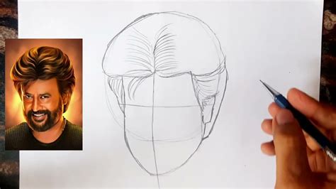 How To Draw Rajinikanth Rajinikanth Drawing Easy Drawing Youtube