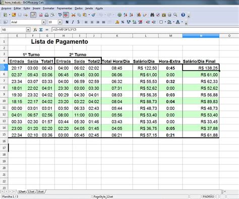 Controle De Ponto No Excel Como Fazer Planilha De Horas Trabalhadas Images