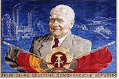 Wilhelm Pieck, eerste president van de Deutsche Demokratische Republik ...