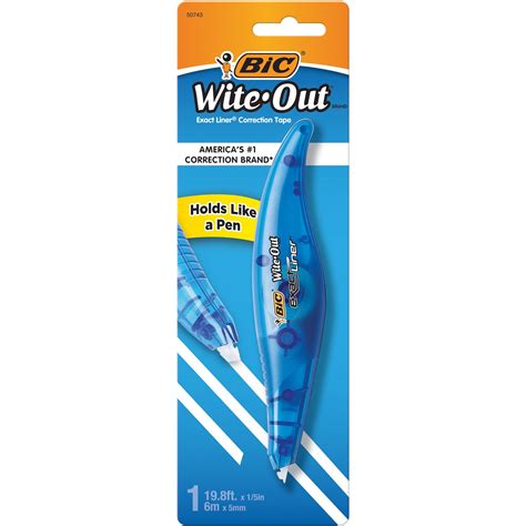 Bic Wite Out Exact Liner Correction Tape Pen Madill The Office Company