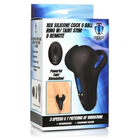 Trinity Vibrating Silicone Cock Ring With Taint Stim And Remote Control Sex Toys At Adult Empire