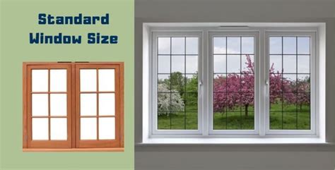 What Are Standard Window Sizes Size Charts 33rd Square