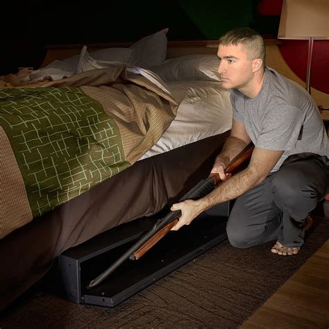 Secure It Under Bed Safe Fast Box 47 A Hidden Gun Safe Protect Your