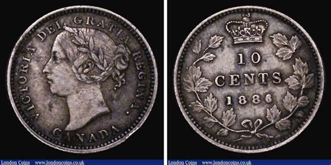 Numisbids London Coins Ltd Auction 175 Lot 979 Canada Ten Cents