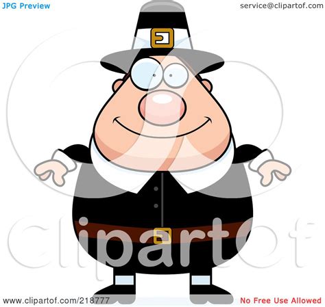 Royalty Free Rf Clipart Illustration Of A Plump Male Pilgrim By Cory