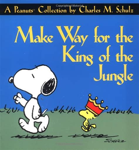 Make Way For The King Of The Jungle Snoopy I Love You Comic Book
