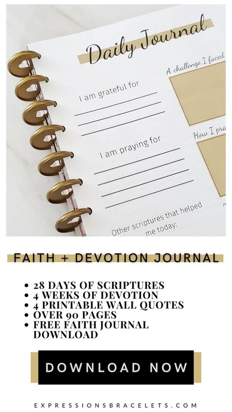 Daily Devotional Free Journal In 2021 Scripture Journaling Prayer
