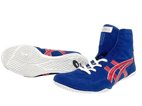 Asics Wrestling Shoes 1083a001 Ex Eo Twr900 Blue X Red X White 28cm Ebay