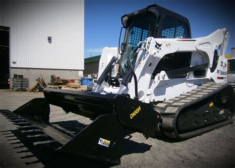 Heavy Duty 4 In 1 Bucket For Skid Steer Track Loaders