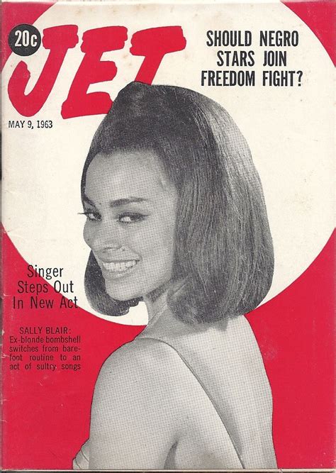 May 9 1963 Jet Magazine Vol 24 3 Sally Blair Jet Magazine Vintage Concert Posters Vintage