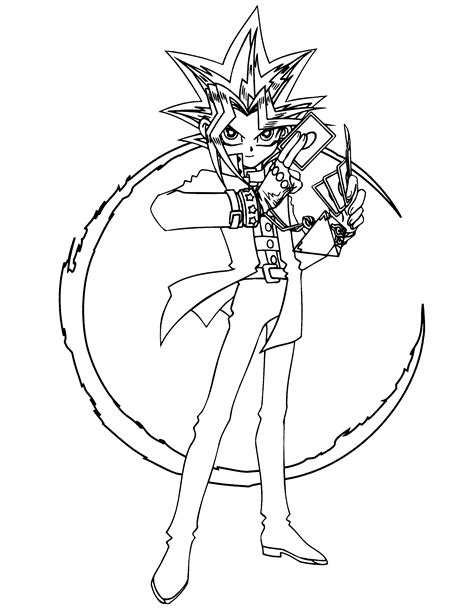 Coloring Page Yu Gi Oh Coloring Pages 84