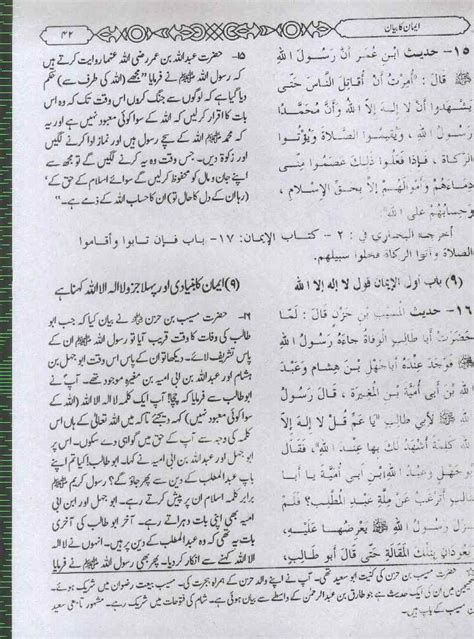 Hadees In Urdu Hadith Sunnah Bukhari Muslim Dawud Muwatta