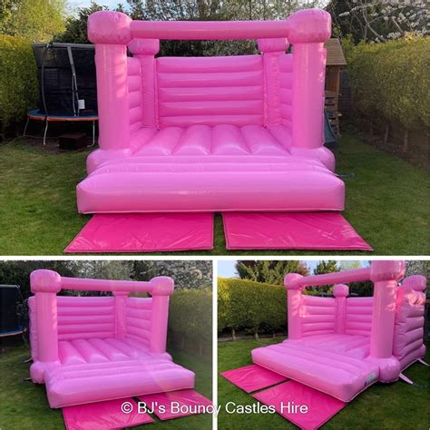 Pink Pastel Bouncy Castles Hire Pastel Pink Soft Play Croydon