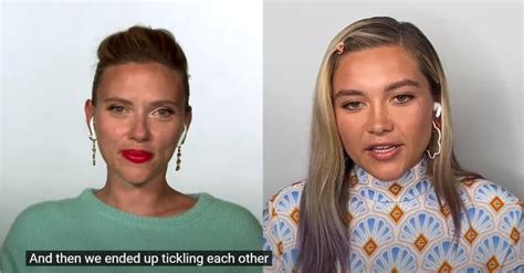 Scarlett Johansson And Florence Pugh Are Such Bffs