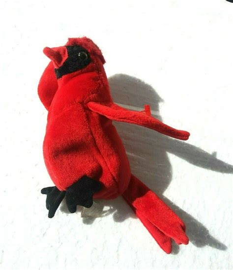 Ty Beanie Baby Plush Collection Mac The Red Cardinal Ebay
