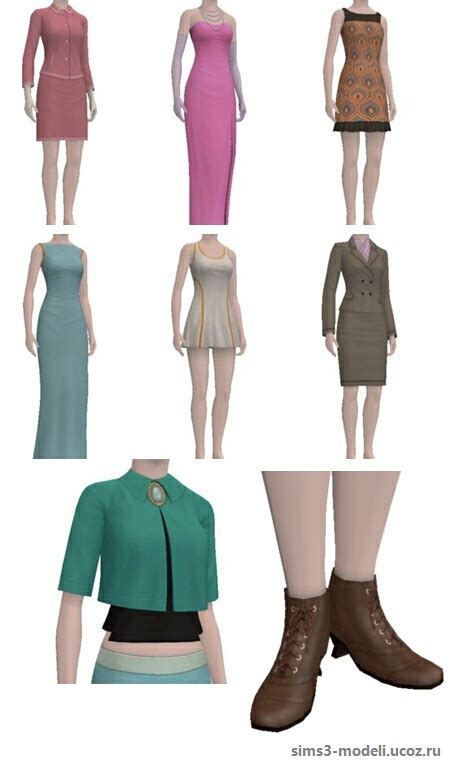 Одежда для Sims 3 Clothes Каталог файлов Sims Modeli