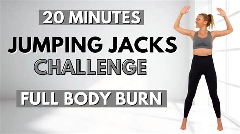 Min Jumping Jacks Challenge For Weight Lossfull Body Fat Burnslim