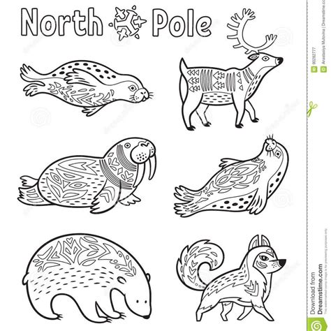 We have a reindeer or moose, a polar bear, an arctic fox, a whale, a narwhal and a seal. Swing Set Coloring Page at GetColorings.com | Free ...