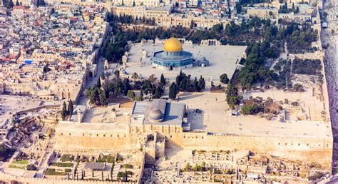 Aerial View Of Temple Mount
