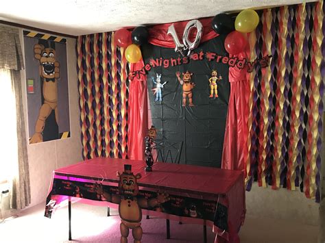 Five Nights At Freddy S Birthday Decorations