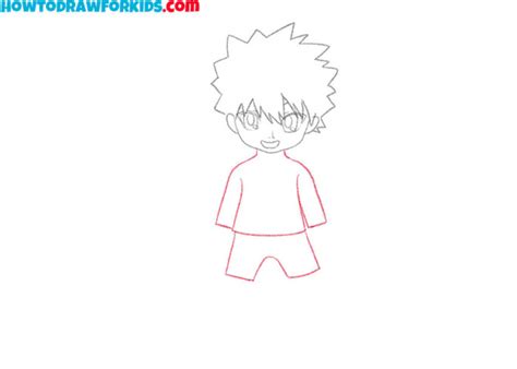 How To Draw Killua Easy Drawing Tutorial For Kids