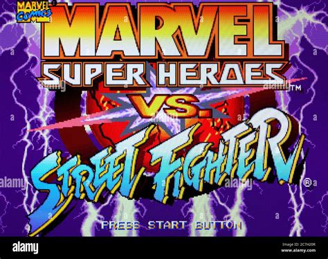 Marvel Super Heroes Vs Street Fighter Hi Res Stock Photography And
