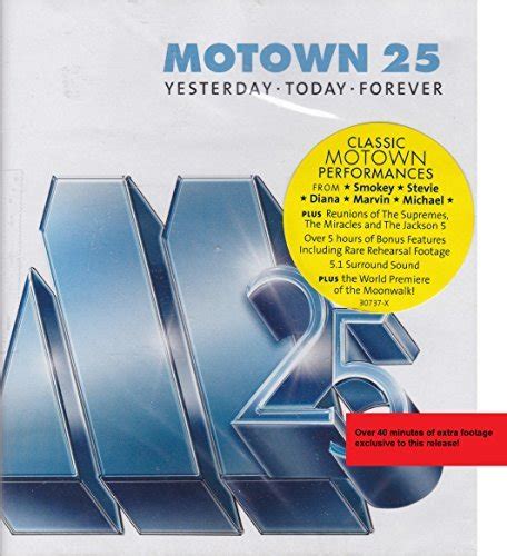 Motown 25 Yesterday Today Forever With Over 40 Minutes Of