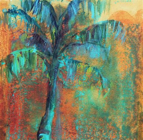 Amy Whitehouse Paintings Portrait Of A Palm Tree Contemporary