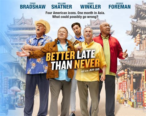 Tv Show Better Late Than Never Season Wonderful Evening Personal