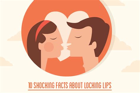 10 shocking facts about kissing [infographic] ~ visualistan