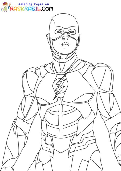 Dibujos De Flash Para Colorear