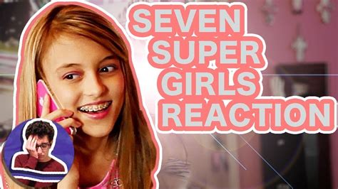 sevensupergirls reaction polyflicks youtube