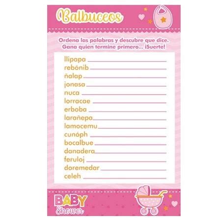 Juegos baby shower crucigrama tags : Juegos Para Baby Shower Crucigrama Con Respuestas - Tengo ...