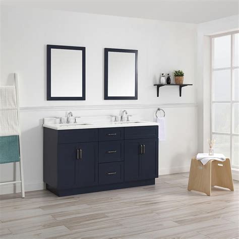 Lincoln Collection Bath The Home Depot White Sink Marble Vanity