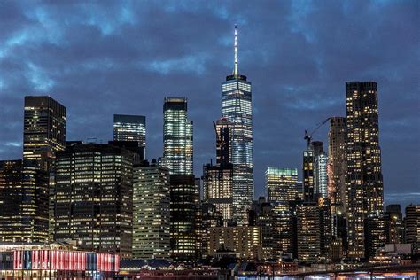 World Trade Center At Night Photograph By Bob Cuthbert