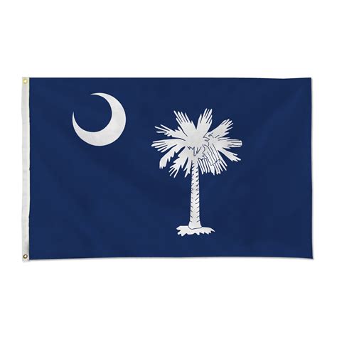 South Carolina State Flag 3ft X 5ft Flag Made Of Polyester Ez Hang