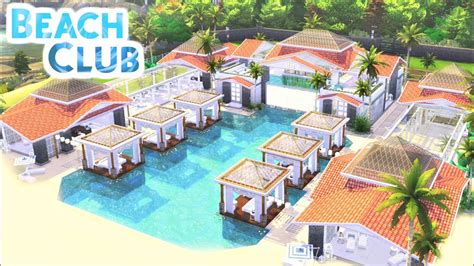Seasons Beach Club Sims 4 Speed Build Youtube