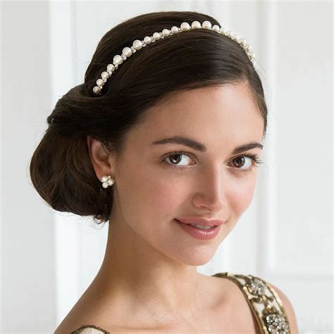 Golden Beauty Pearl Headband Glitzy Secrets