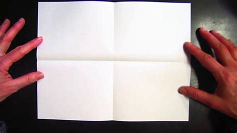 Layout Fold Paper In Quarters Youtube