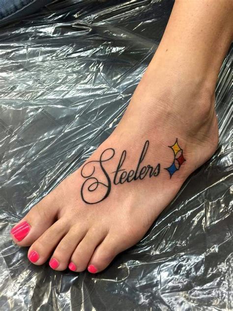 Amazon com pittsburgh steelers manicure set sports outdoors. Steelers foot tattoo | Foot tattoos, Foot tattoo, Steelers ...